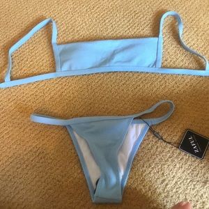 Zaful light blue size small never been worn bikini